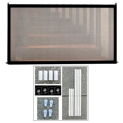 Pet Isolated Network Pet Dog Barrier Fences Stairs Gate New Folding Breathable Mesh Playpen For Dog Safety Fence Baby Gate Fence