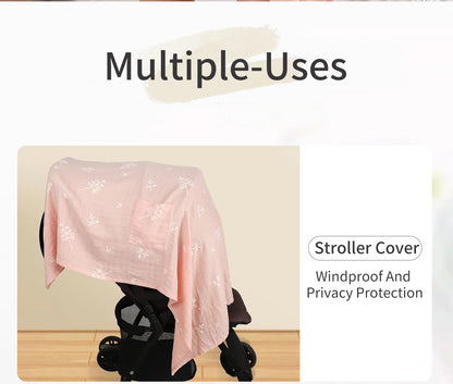 Women Breastfeeding Towel Insular Baby Blanket Cover Pregnant Prevent Exposure Scarf Bamboo Cotton Shawl Stroller Nursing Cover