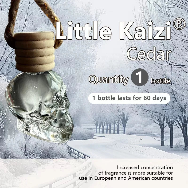 Little Kaizi *Skull Shape *Scented Car Air Freshener - Long-Lasting Car Diffuser - Lasts 60+ Days-A scent that men and tough guy