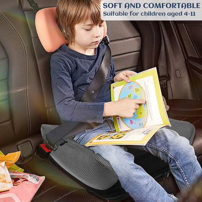 Car Inflatable Booster Seat PVC Universal Travel Portable Booster Cushion With Storage Bag For Kids Comfort and Safety Travel