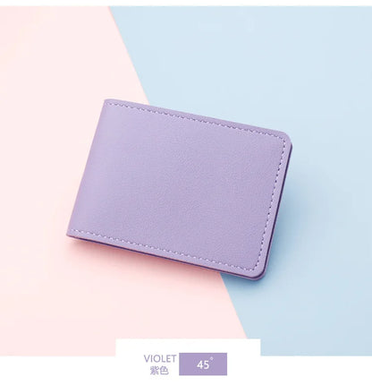 Ultra Thin Auto Driver License Bag Artificial PU on Cover for Car Driving Documents ID Card Holder Purse Wallet Case card holder