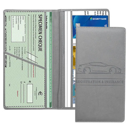 Car Document Holder Car Registration And Insurance Holder Auto Truck Compartment Accessories For Essential Information Driver