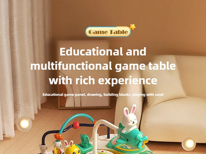 Kids Multifunctional Early Education Game Table Electric Train Baby Montessori Learning Busy Board Sensory Toys for Toddler Gift