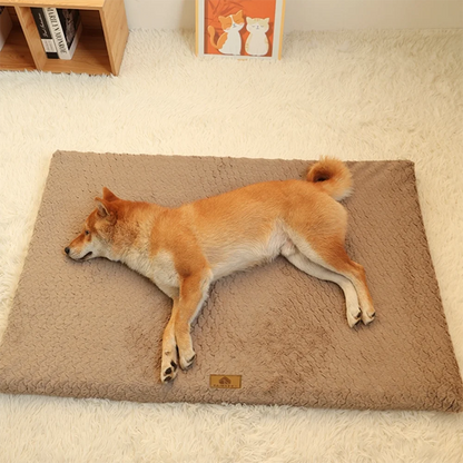 Washable Dog Bed for Crate 47x29 Inch, Reversible Kennel Pad for Extra Large Dogs Weight Up to 100 lbs, Plush and Comfy Pet Sleeping Mat, Charcoal