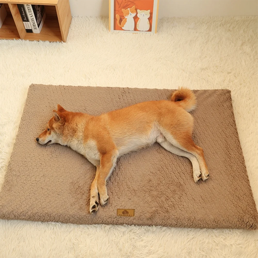 Washable Dog Bed for Crate 47x29 Inch, Reversible Kennel Pad for Extra Large Dogs Weight Up to 100 lbs, Plush and Comfy Pet Sleeping Mat, Charcoal