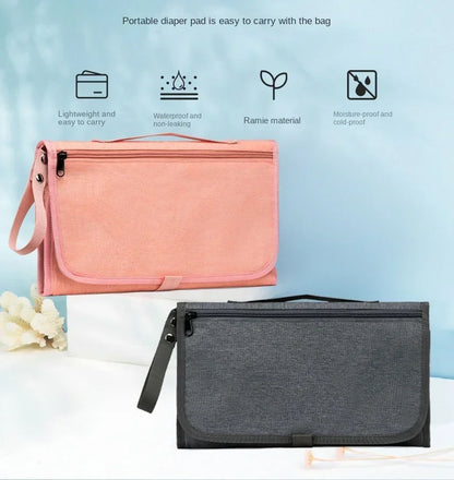 Portable Diaper Changing Pad Portable Baby Changing Pad with Pockets Waterproof Travel Diaper Changing Station Kit Baby Gift Hot