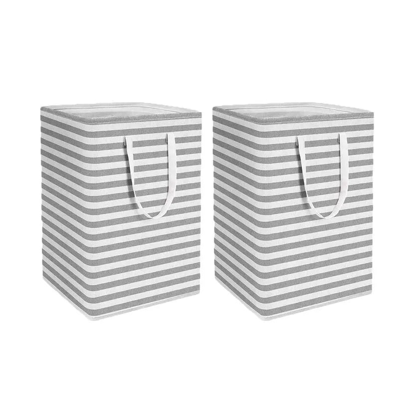 Laundry Hamper with Handles,Large Foldable Laundry Basket for Clothes, canvas Storage Bin&nbsp;
