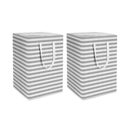 Laundry Hamper with Handles,Large Foldable Laundry Basket for Clothes, canvas Storage Bin&nbsp;