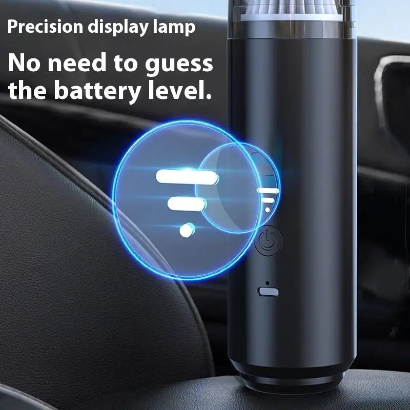 Wireless Dual Purpose Suction And Blowing Vacuum Cleaner Dual Use For Home And Car High Power Powerful Vacuum Cleaner Black