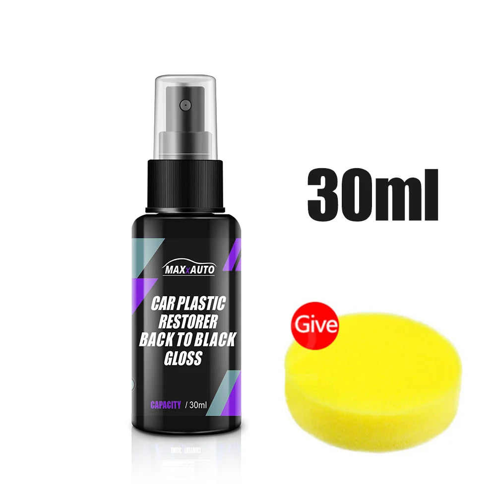 Car Plastic Restorer Back To Black Gloss Plastic Renovator Longlasting Coating Leather Restore Auto Polish Cleaning Products