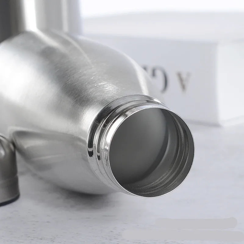 Stainless Steel Water Bottle 1 Liter Free Shipping Items, Drink Bottle for Sport Travel Cups, 500 750 1000ml Water Bottles