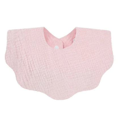 1pcs Cotton Soft Baby Bibs Solid Color Infant Bib Newborn Burp Cloths Bandana Scarf for Kids Boy Girls Feeding Saliva Towel