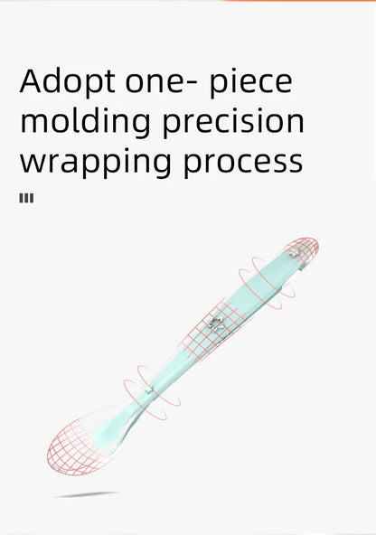 2 Pcs Baby Silicone Spoon Learning Spoon Set Stars Tableware Kids Soft Silicone Feeding Spoon Training Baby Reborn Silicone