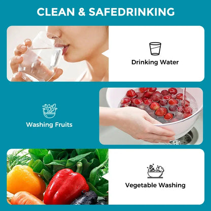 Water Filter Faucet Drinking Water Beverage Faucet 1/4"Kitchen Faucet Water Purifier Tap Drinking Tap Single Cold Water Sink Faucet Stainless Steel Filter Clean Water Faucet