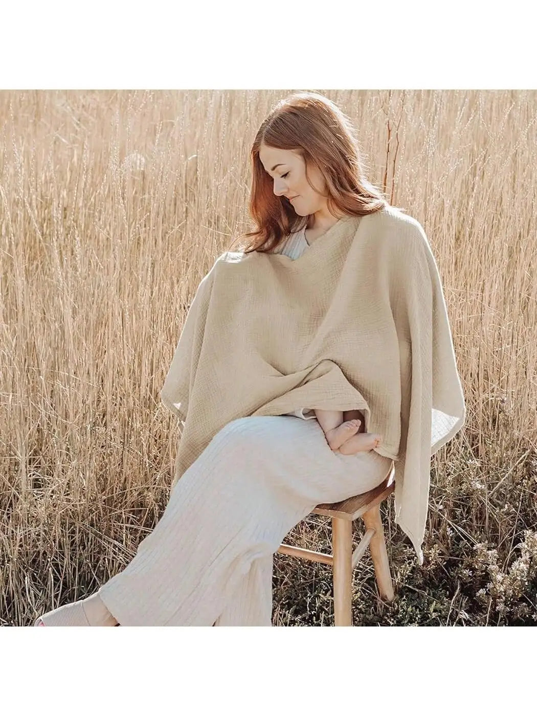 Breastfeeding cloth, nursing cloth, milk covering, cotton cloth cover for outdoor use, light blocking, feeding cover