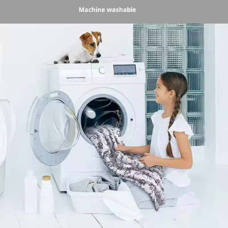 Dog Blankets for Large Dogs ,  1pc Pet Mat Soft Fluffy High Quality Pet Blanket Cute Cartoon Pattern Pet Mat Warm and Comfortable Blanket for Cat Dogs