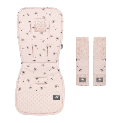 Stroller Cushion & Seat Belt Cover 2Pcs/Set Universal Baby Pram Seat Pad Soft Kids Pushchair Car Mat Stroller Accessories