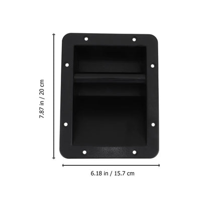2pcs Portable Speaker Cabinet Handle Replacement Speaker Cabinet Strap Handle Speaker side handle replacement durable Recessed