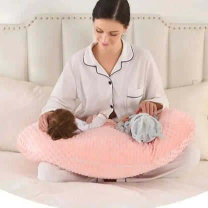 Baby Breastfeeding Pillow Doudou Velvet Multifunctional Pregnant Women Breastfeeding Artifact Pillow Slope Pillow Baby Pillow
