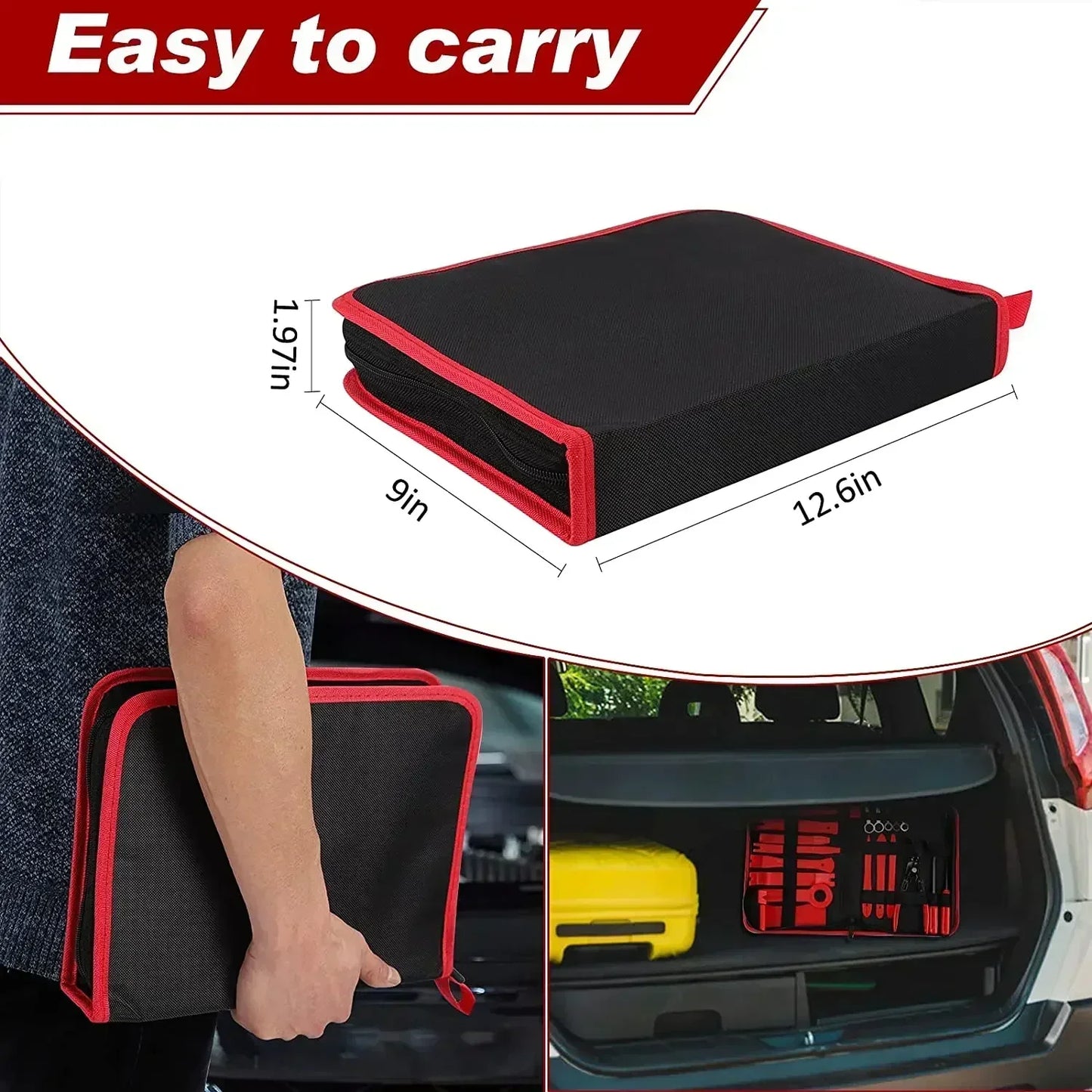 Car Interior Trim Removal Tool Kit, Auto Plastic Clips Puller Set for DIY Panel Disassembly