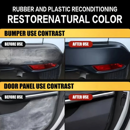 Car Plastic Restorer Back To Black Gloss Plastic Renovator Longlasting Coating Leather Restore Auto Polish Cleaning Products