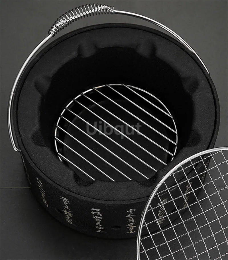 Portable Japanese Bbq Grill Korean Carbon Barbecue Grills Aluminium Alloy Indoor Outdoor Bbq Stove Barbecue Tools charcoal grill
