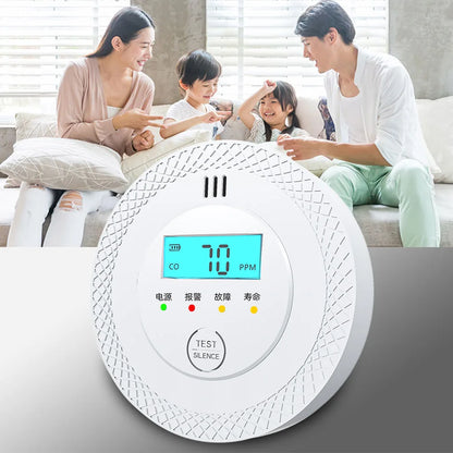 Carbon Monoxide Detectors, CO Detector Battery Operated with Sensitive Sensor, Digital Display and Sound Warning, 85dB High Sensitive Warning CO Detector with LEDs Carbon Monoxide Detector Alarm for Home Depot