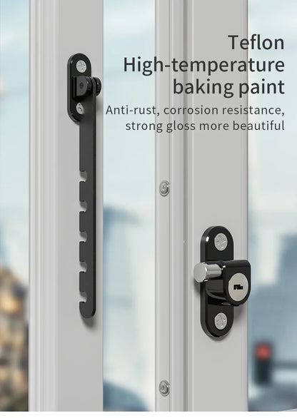 Child Safety lock Window Restrictor Adjustable Windowlock Stopper Falling Prevention Lock Limiter Care for Baby Child Protection