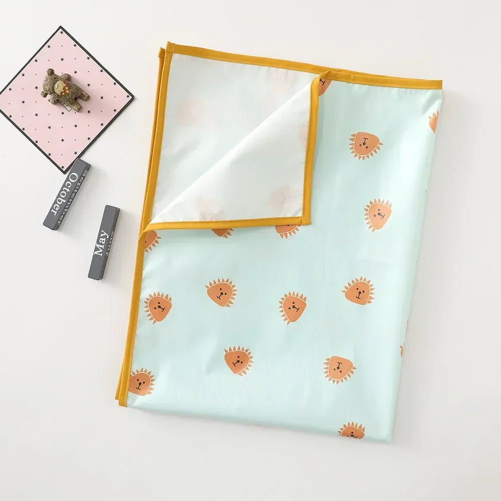 Reusable Baby Diaper Changing Mat Cover Waterproof Foldable Newborn Baby Sheet Mattress Portable Multi Use Travel Floor Play Pad