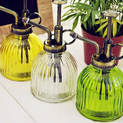 1PC 300Ml Plant Flower Glass Garden Waterer Mister Water Cans Spray Irrigation Needs Hairdressers Tools