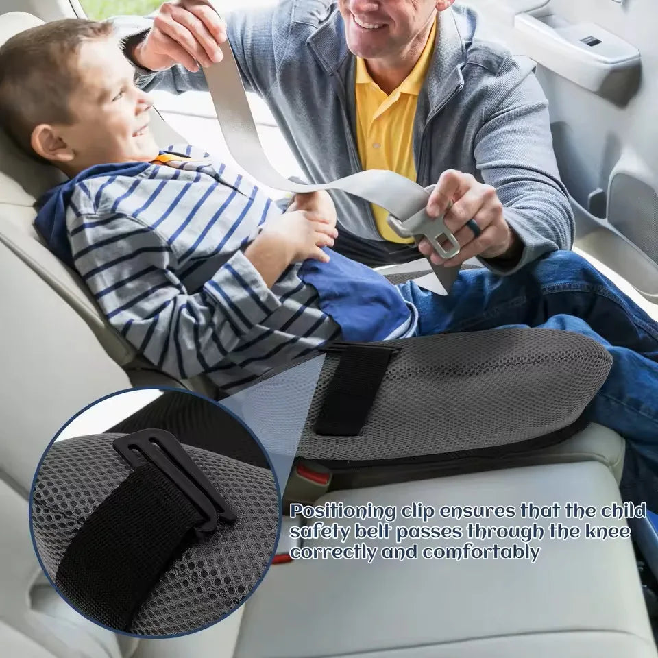 Inflatable Car Booster Seat Cushion Portable PVC Travel Mat for Kids Safety Seat Comfort Lightweight Travel Accessories