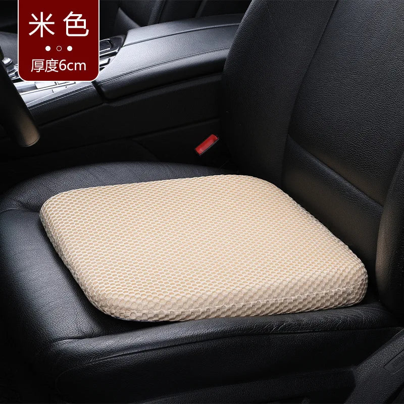 Car Booster Seat Cushion Heightening Height Boost Mat Breathable Portable Car Wedge Seat Pad Fatigue Relief Suitable For Cars