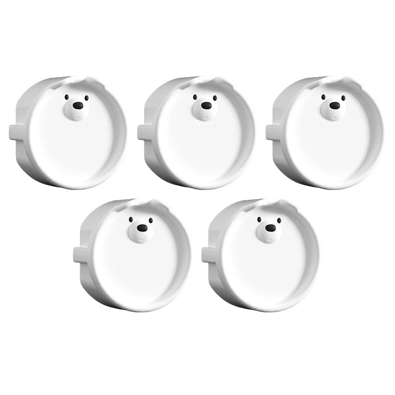 Baby Safe Socket Cover Pack of 5, Cartoon Design, Protection from Electric Shock, Dust-Resistant
