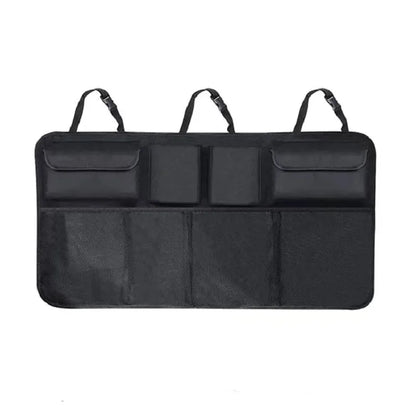 Car Trunk Organizer Adjustable Backseat Storage Bag Net High Capacity Multi-use Oxford Automobile Seat Back Organizers Universal
