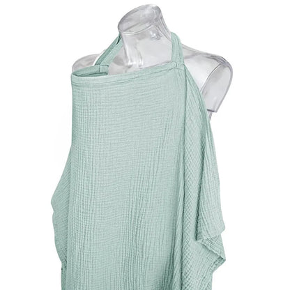 Breathable Baby Nursing Cover Maternity Breastfeeding Cover Cotton Muslin Baby Feeding Blanket Privacy Apron Stroller Blankets