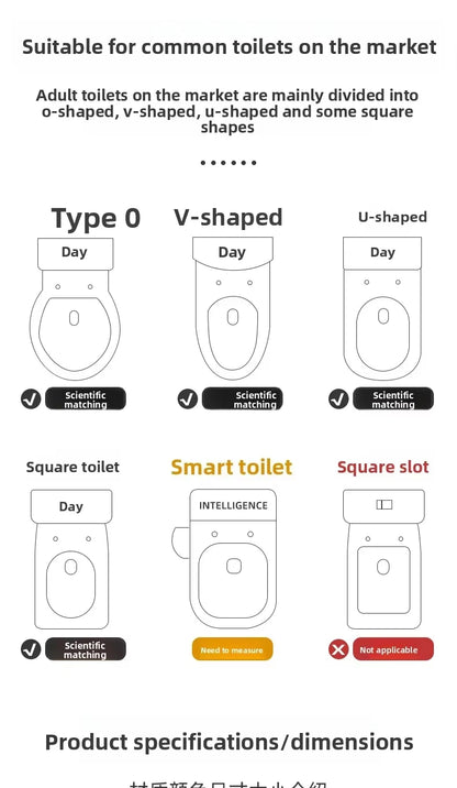 New Children's Toilet Stepped Baby Boys and Girls Toilet Training Foldable Foot Stool Toilet Seat Ring Stepped Assisted Tool