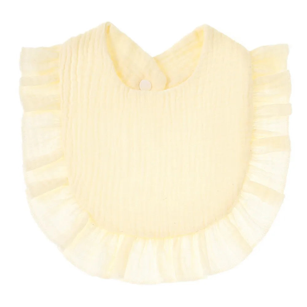 1pcs Cotton Soft Baby Bibs Solid Color Infant Bib Newborn Burp Cloths Bandana Scarf for Kids Boy Girls Feeding Saliva Towel