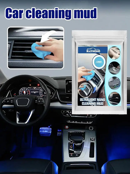 Car Cleaning Gel Putty Reusable Car Interior Detailing Mud Dust Computer Dust Cleaning Keyboard Remover Gel Auto Vent Clean H7U4