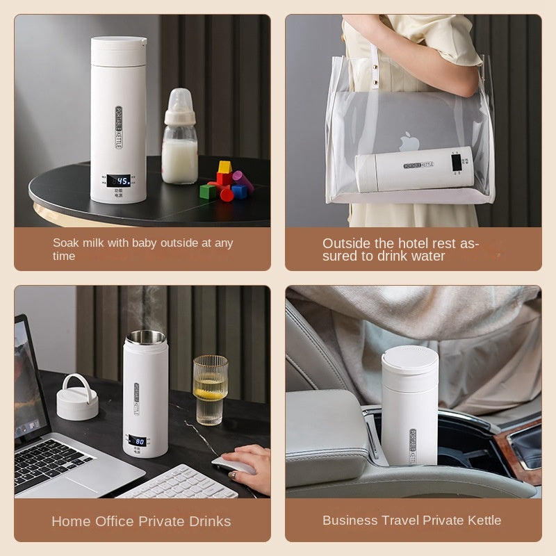 Portable Bottle Warmer for Travel, Portable Milk Warmer for Baby, Formula, Breast Milk & Water, On The Go Bottle Warmer with Long Battery Life, Even Heating, Precise Temperature Control