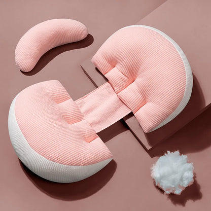 Ergonomic Pregnancy Pillow for Side Sleepers Pregnancy Support Cushion Waist Protection Relieve Abdominal Back Pressure
