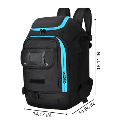 50L Ski Boot Bag with Rubberized Exterior/Waterproof Bottom for Skis, Snowboard, Ski Helmet, Accessories