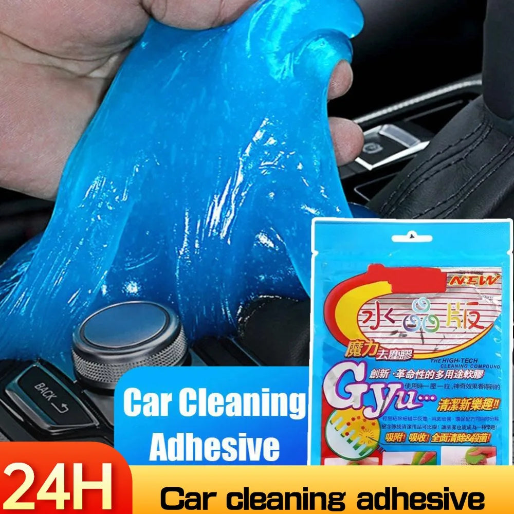 Car Cleaning Gel Slime Magic Mud Automobile Air Vent Computer Keyboard Dirt Dust Remover Gel Car Wash Interior Cleaning Tool