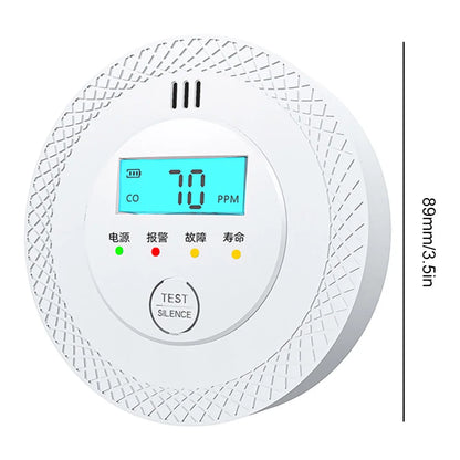 Carbon Monoxide Detectors, CO Detector Battery Operated with Sensitive Sensor, Digital Display and Sound Warning, 85dB High Sensitive Warning CO Detector with LEDs Carbon Monoxide Detector Alarm for Home Depot
