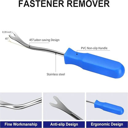 19Pcs Trim Removal Tool Set Clip Plier Upholstery Remover Nylon Car Panel Removal Set with Portable Storage Bag