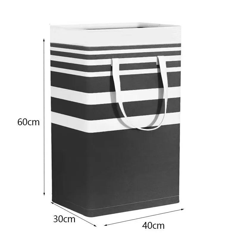 Laundry Hamper with Handles,Large Foldable Laundry Basket for Clothes, canvas Storage Bin&nbsp;
