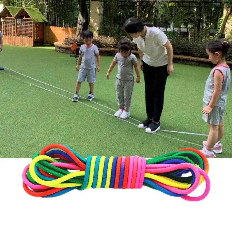 5-10m Jump Rope Rubber Band Motion Toy Kids Skipping Rope Ropes Training Jump Kids Toys Jumping Workout Exercise Nylon Girl Gift