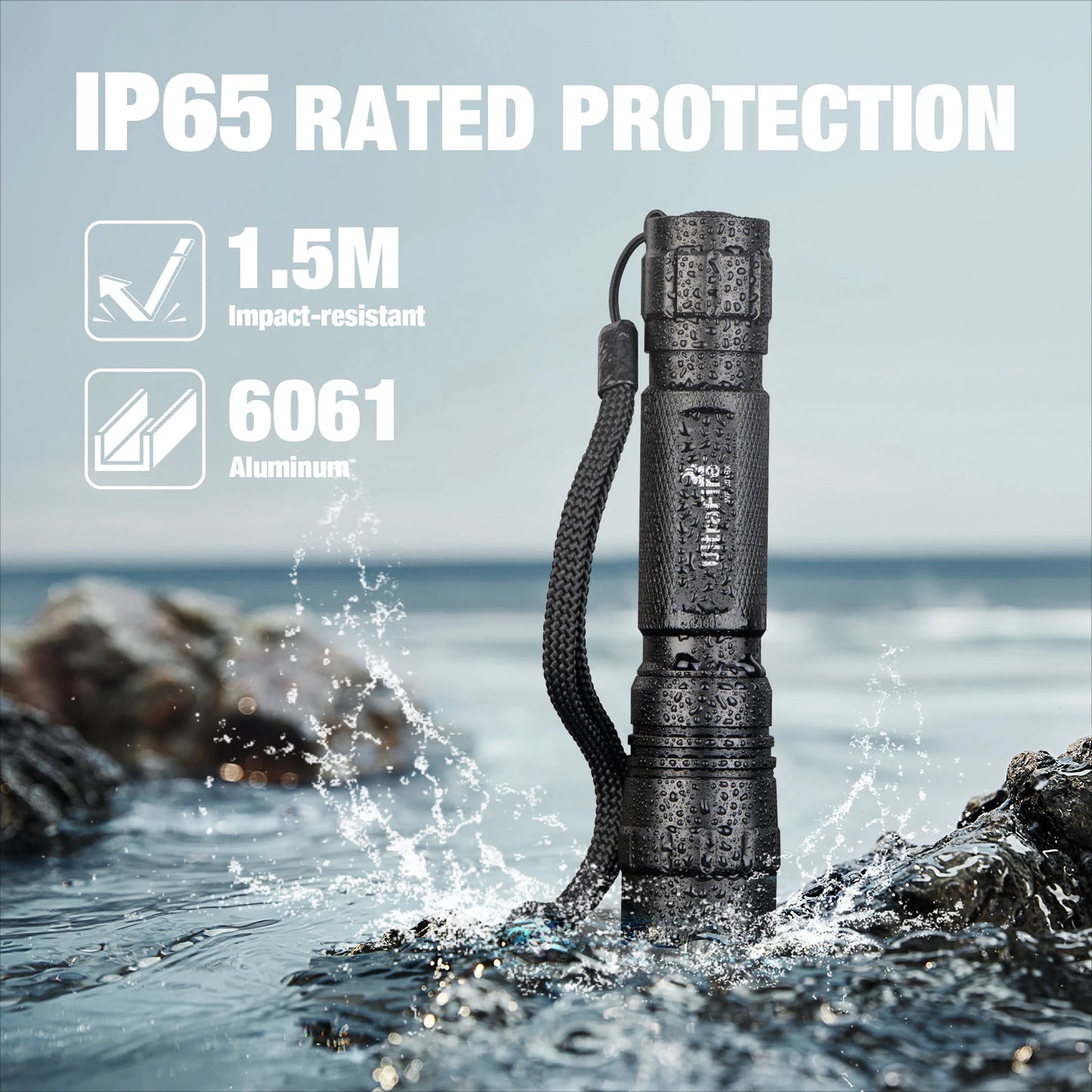 Tactical Flashlight 1200 High Lumen Duty Belt Flashlight for Law Enforcement, Premium Police Flashlight with Holster for Duty Belt,led Flashlight Gifts