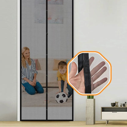 Magnetic Screen Door Fits Door Curtain Anti Mosquito Insect Fly Bug Automatic Closing Household Ventilation Door Curtain