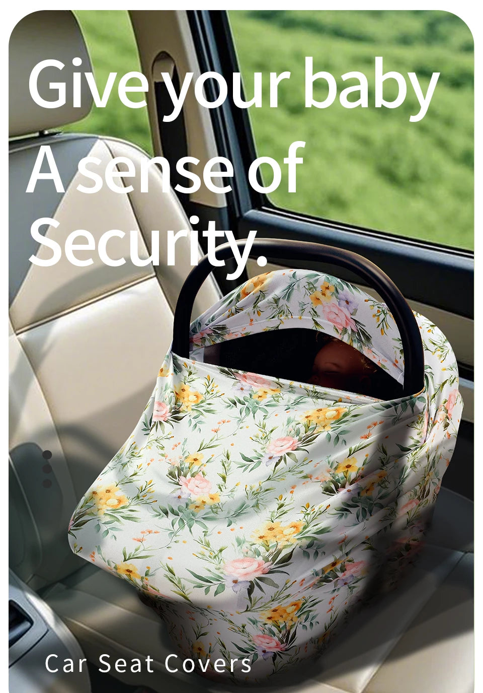 Happyflute Mum Universal Nursing Scarf Breastfeeding Privacy Cover Infant Car Seat & Stroller Baby Feeding Cover
