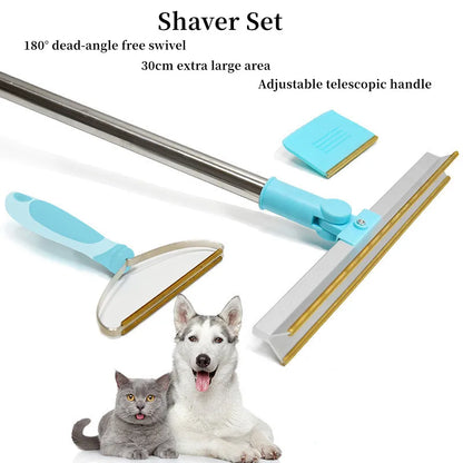 Carpet Rake for Pet Hair Removal Tool, Reusable Pet Hair Remover Broom, Dog&Cat Hair Remover Scraper Rake 3PCS Set